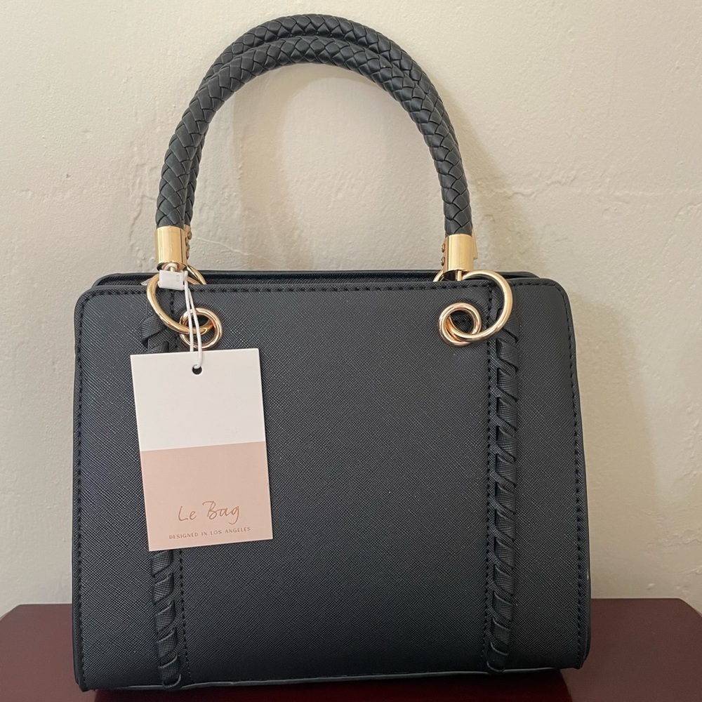 NWT Black Mini Top-Handle Satchel